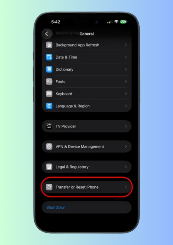 iOS 26.3 features showing iPhone to Android wireless transfer tool