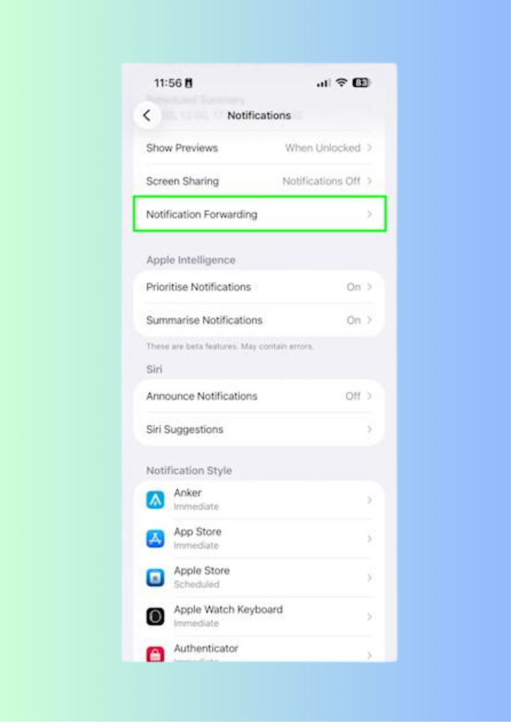 iOS 26.3 features with notification forwarding and accessory pairing