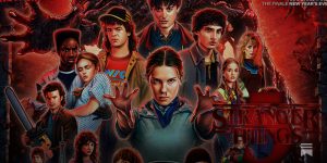 Stranger Things series finale key art showing characters — Stranger Things finale Montauk meaning