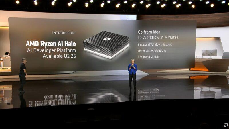 AMD Ryzen AI Halo compact AI workstation