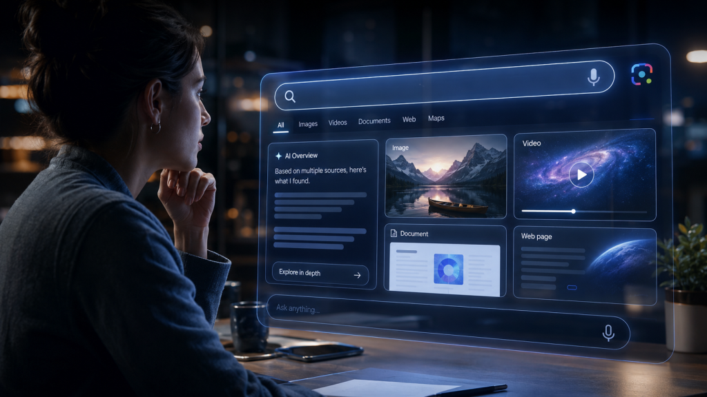 Gemini AI model powering Google's next-generation AI Search experience