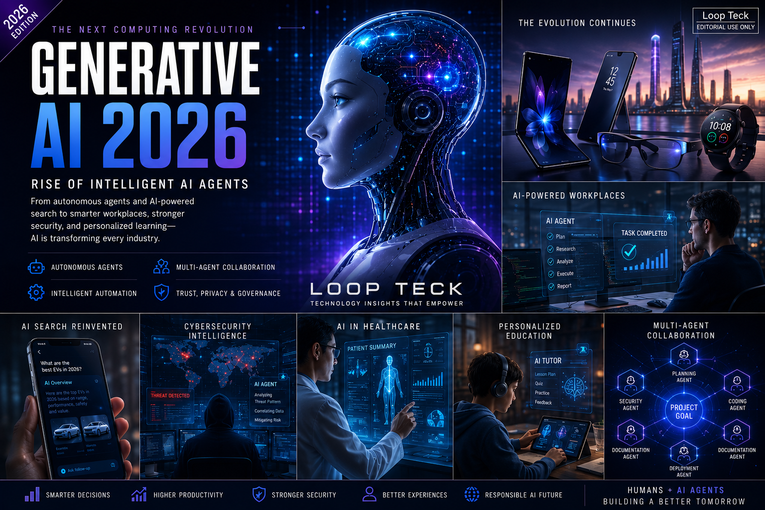 Generative AI 2026: How AI Agents Are Transforming Work, Search, and Software