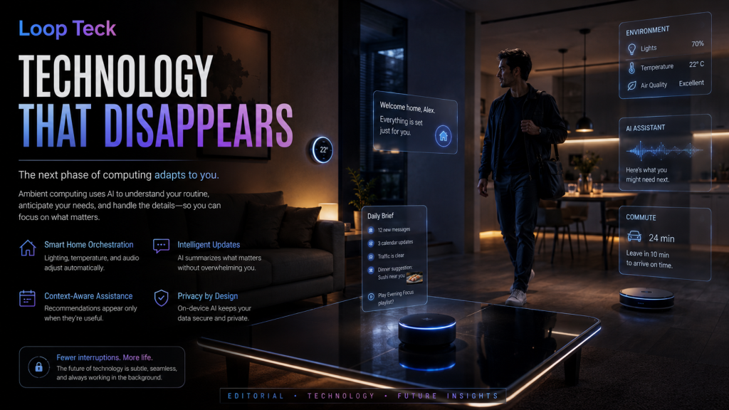 Ambient Computing Makes Technology Invisible