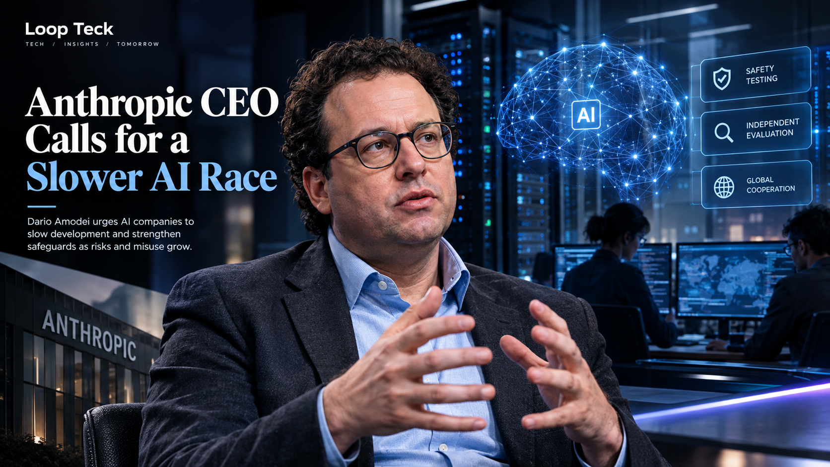 Anthropic CEO Calls for a Slower AI Race