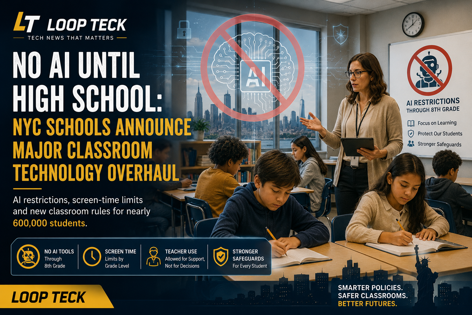 New York City Is Putting a Hard Limit on AI in Schools