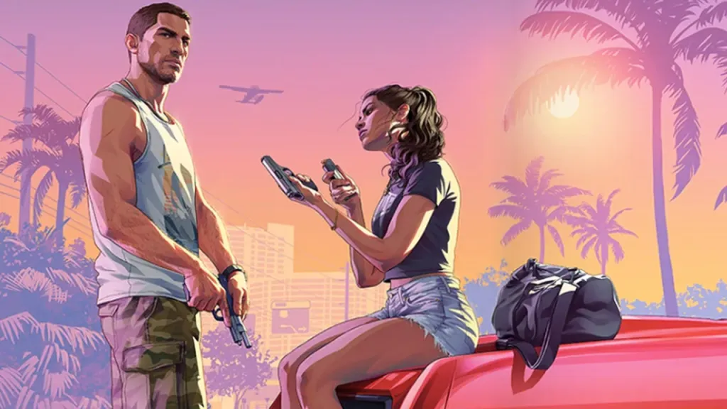 GTA 6 Jason and Lucia artwork