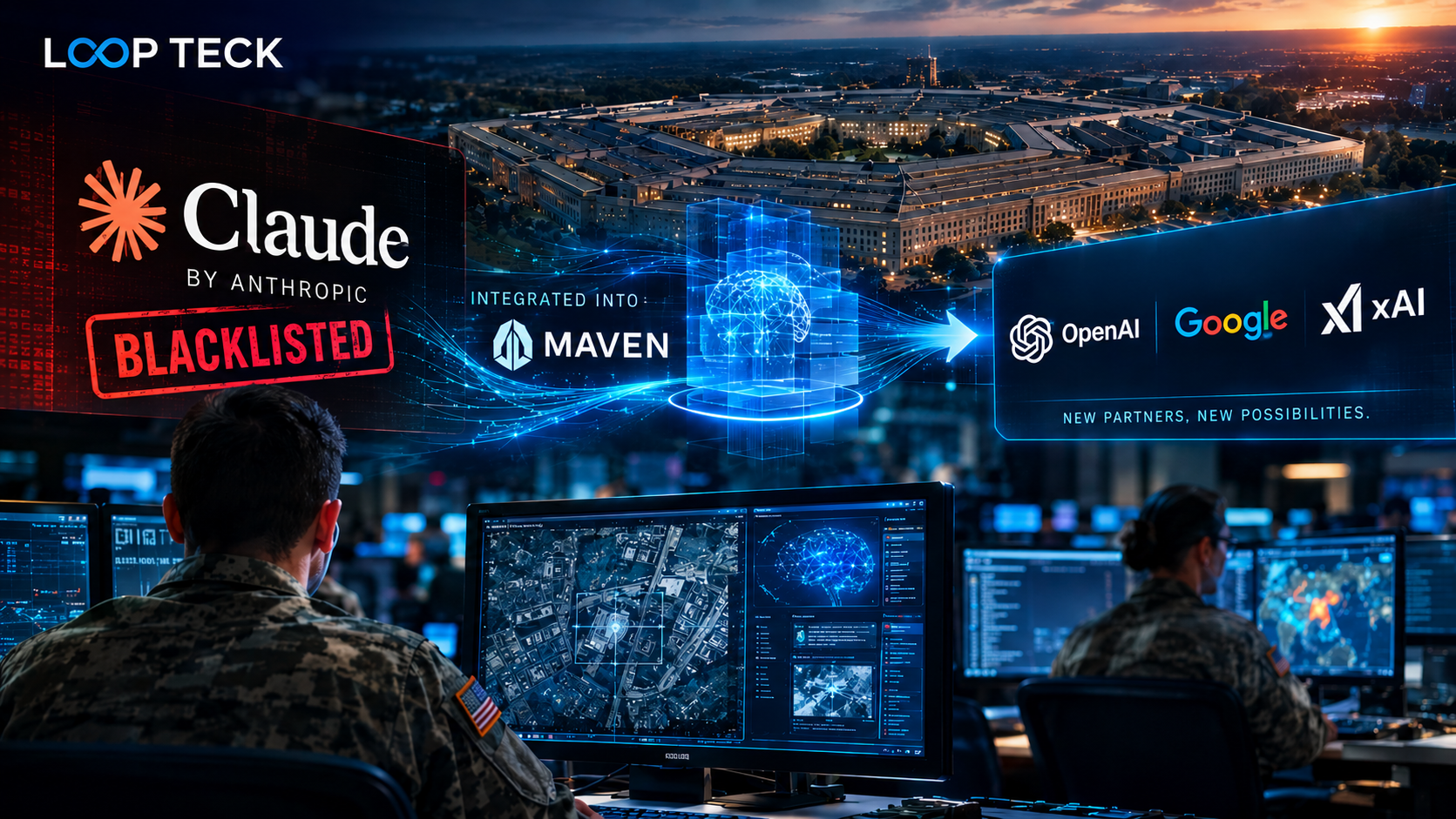 Pentagon Ends Anthropic AI Use as OpenAI, Google and xAI Gain Ground